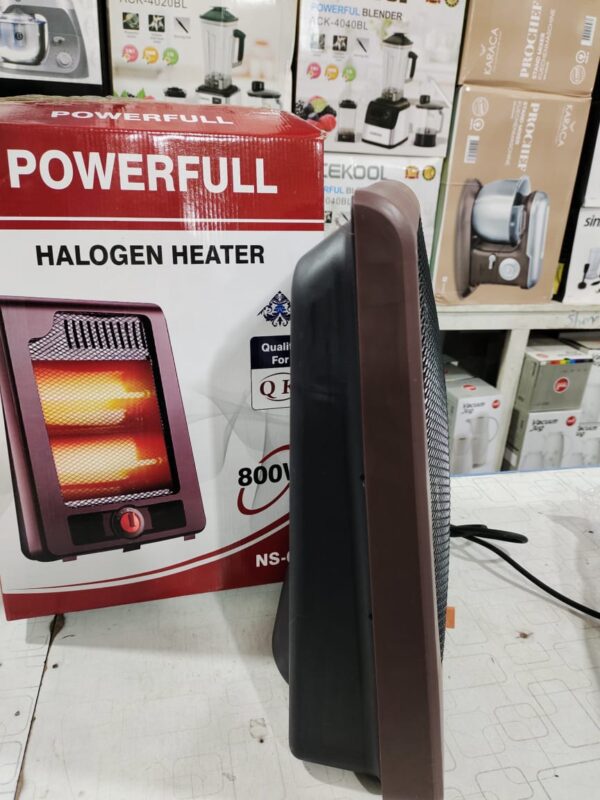 Powerful Halogen Room Heater 800W |  Imported model NS-03D - Image 4