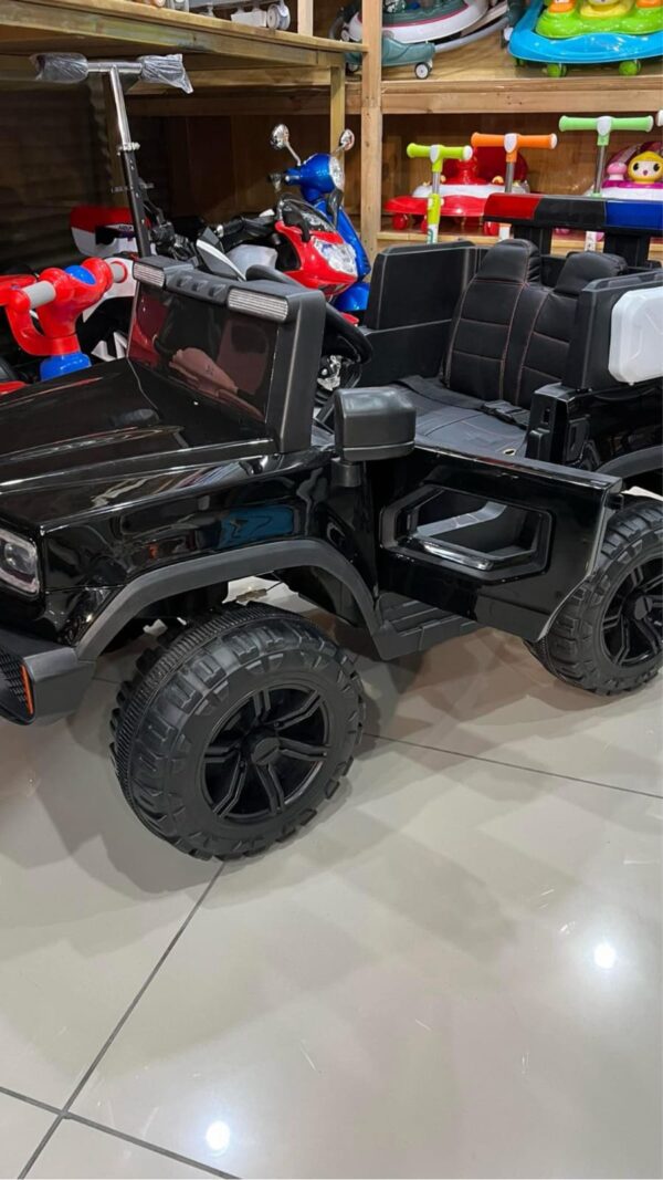 Battery Operated Jeep for Kids, Ride on Toy Kids Light & Music | Baby Battery Car | Electric Jeep Car for Kids to Drive 3 to 8 Years Boy Girl 3 colors (Red, Blue and Black) - Image 9