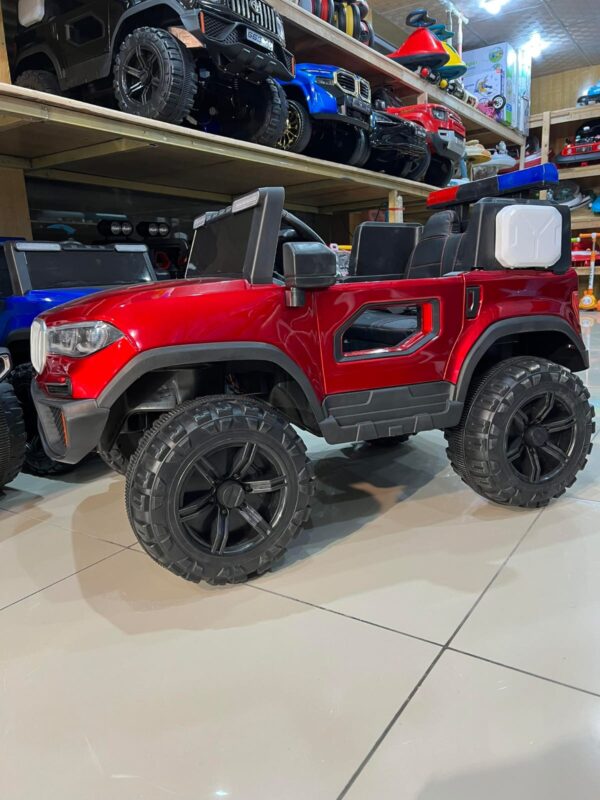 Battery Operated Jeep for Kids, Ride on Toy Kids Light & Music | Baby Battery Car | Electric Jeep Car for Kids to Drive 3 to 8 Years Boy Girl 3 colors (Red, Blue and Black) - Image 3