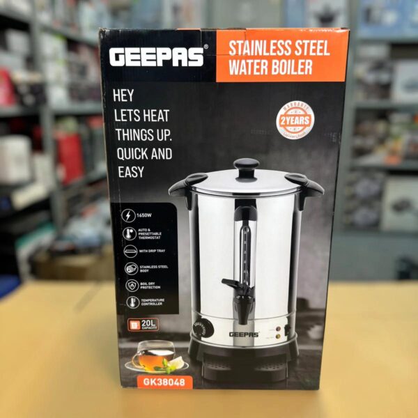 Geepas 20L Stainless Steel Water Boiler - Image 2